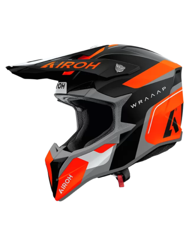 Casco AIROH Wraaap Conquer Orange Matt