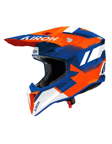 Casco AIROH Wraaap Vision Orange/Blue...