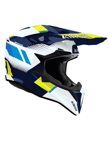 Casco AIROH Wraaap Vision Yellow/Blue...