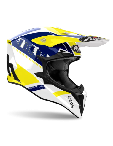 Casco AIROH Wraaap Feel Yellow/Blue...