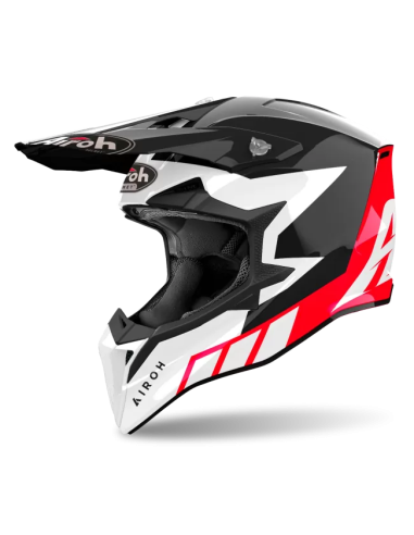 Casco AIROH Wraaap Reloaded Red Gloss