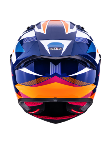 Casco KYT R1R Diamond Azul/Naranja