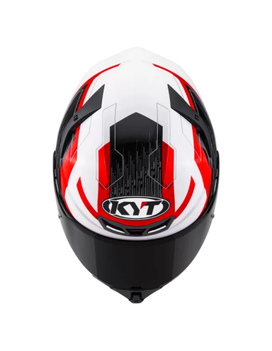 Casco KYT TT-Revo Speeding Blanco/Rojo