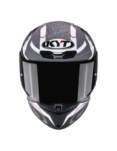 Casco KYT TT-Revo Speeding Gris/Negro...