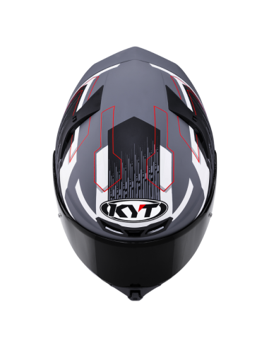 Casco KYT TT-Revo Speeding Gris/Negro...