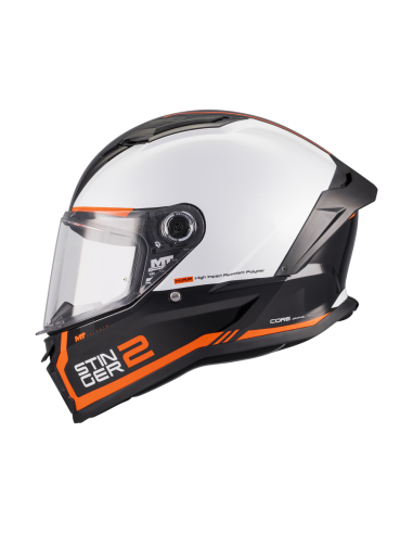 Casco MT Stinger 2 Core B0 Brillo