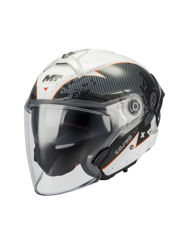 Casco MT Cosmo SV Layout A1 Brillo