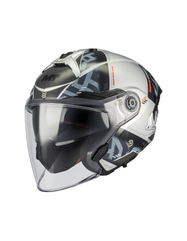 Casco MT Cosmo SV Arrow C2 Brillo