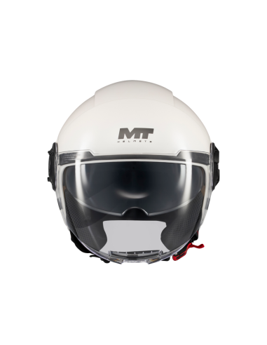 Casco MT Viale SV S Pure A0 Brillo