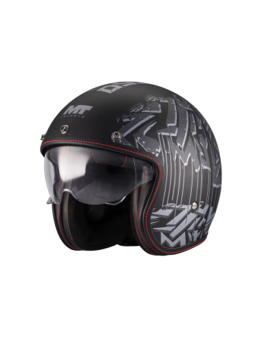 Casco MT Le mans 2 SV S Dystopic B12...