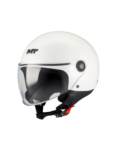 Casco MT Street S Pure A0 Brillo