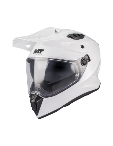 Casco MT Track SV Pure A0 Brillo
