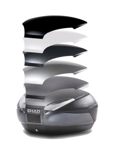 Maleta Top Case SHAD SH48 Gris Oscuro