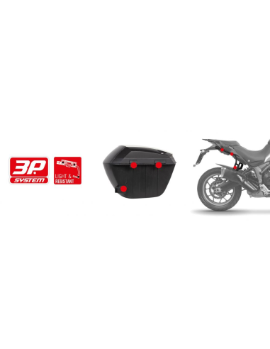 Maletas Laterales SHAD SH23 Negro