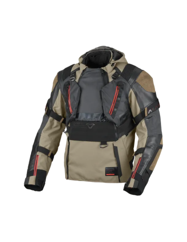 Chaqueta MACNA Tryton Taupe/Negro