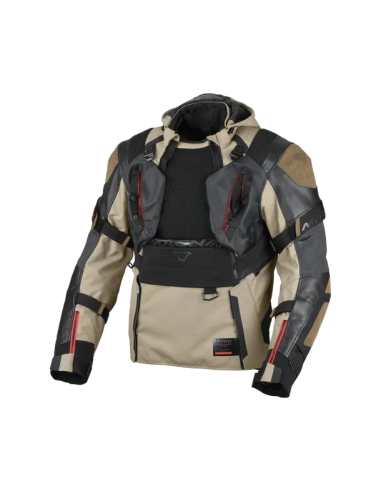 Chaqueta MACNA Tryton Taupe/Negro