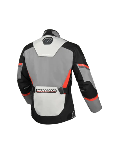 Chaqueta MACNA Zastra Gris/Negro/Rojo