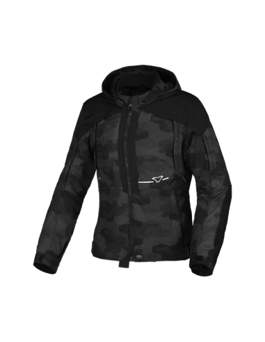 Chaqueta MACNA Territor Mujer Negro Camo