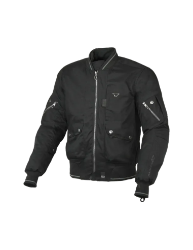 Chaqueta Bomber MACNA Bastic Negro