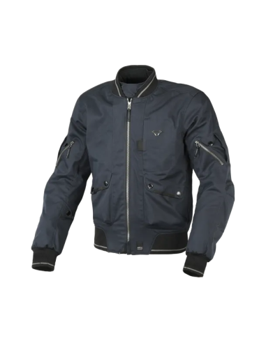 Chaqueta Bomber MACNA Bastic Azul