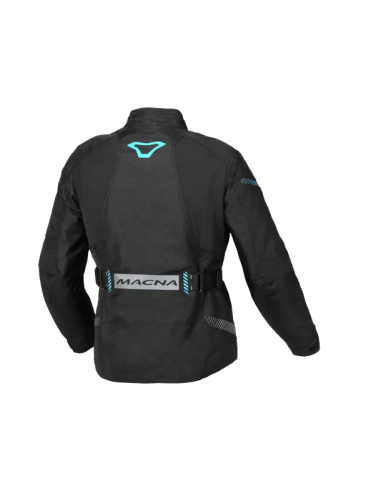 Chaqueta MACNA Nivala Negro/Turquesa