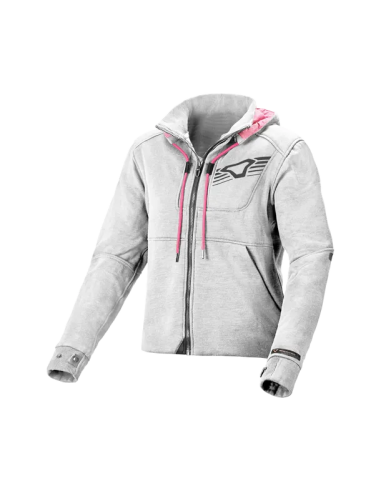 Sudadera MACNA District Mujer Gris Claro