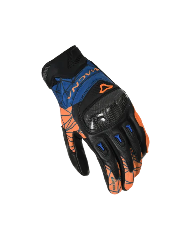 Guantes MACNA Rocco Negro/Naranja/Azul