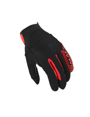 Guantes MACNA Obtain Cuero Negro/Rojo