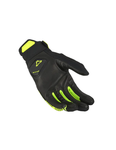 Guantes MACNA Obtain Cuero Amarillo Fluo