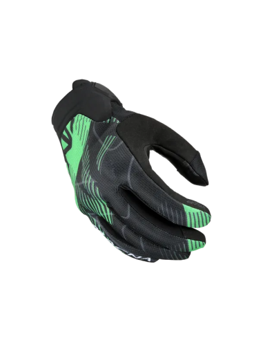 Guantes MACNA Obtain Cuero Negro/Verde