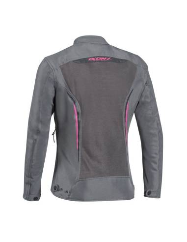 Chaqueta IXON COOL AIR  Gris-Fucsia