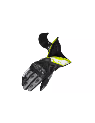Guantes SPIDI Carbo 7  Negro/Amarillo...