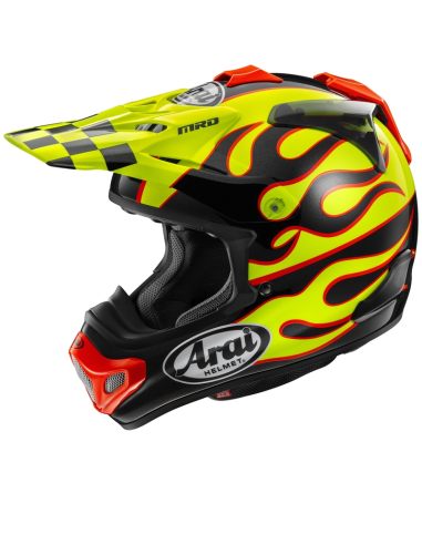 Casco ARAI MX-V EVO Flame Yellow