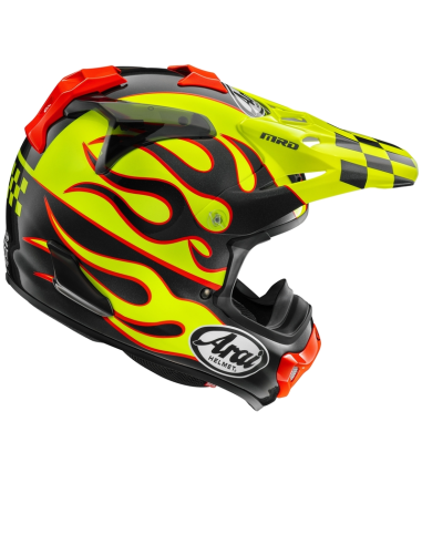 Casco ARAI MX-V EVO Flame Yellow