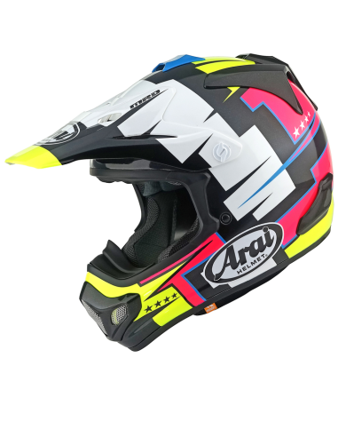 Casco ARAI MX-V EVO Battle Amarillo