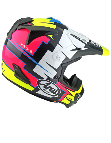Casco ARAI MX-V EVO Battle Amarillo