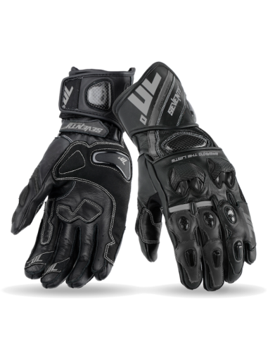 Guantes SEVENTY SD-R12 Racing Negro/Gris
