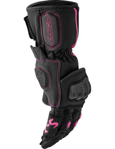 Guantes RST S1 Mujer Negro/Rosa