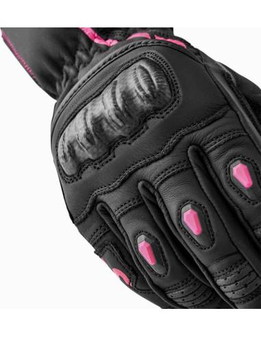 Guantes RST S1 Mujer Negro/Rosa