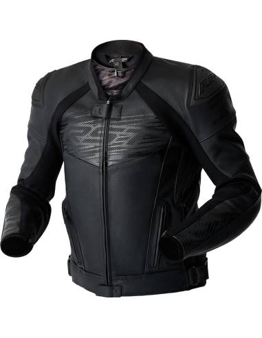 Chaqueta Cuero RST Tractech D30 Negro