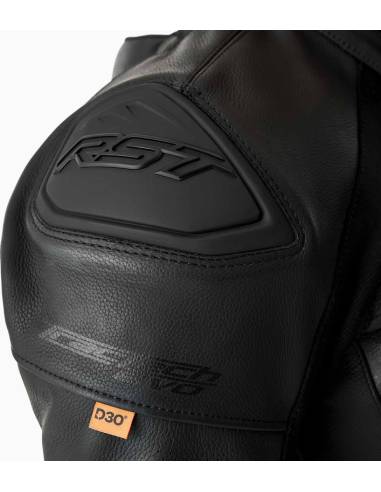 Chaqueta Cuero RST Tractech D30 Negro