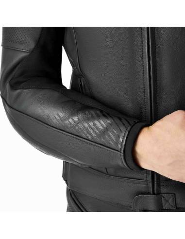 Chaqueta Cuero RST Tractech D30 Negro