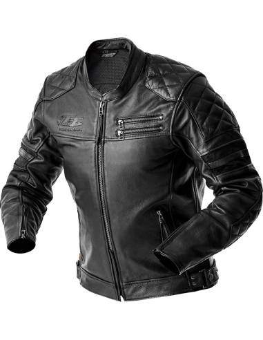 Chaqueta Cuero RST Hillberry D30 Negro