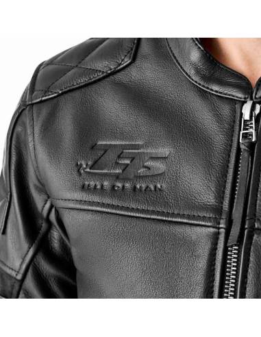 Chaqueta Cuero RST Hillberry D30 Negro