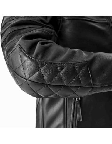 Chaqueta Cuero RST Hillberry D30 Negro