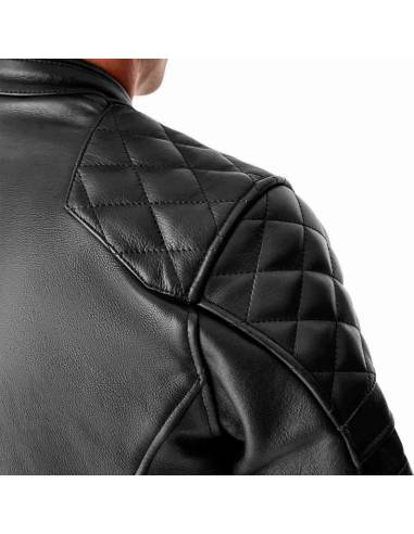 Chaqueta Cuero RST Hillberry D30 Negro