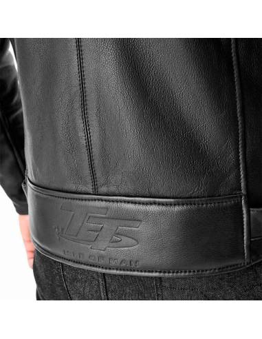 Chaqueta Cuero RST Hillberry D30 Negro