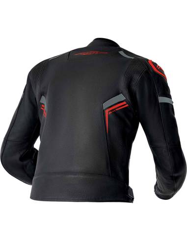 Chaqueta Cuero RST S1 D30 Negro/Rojo