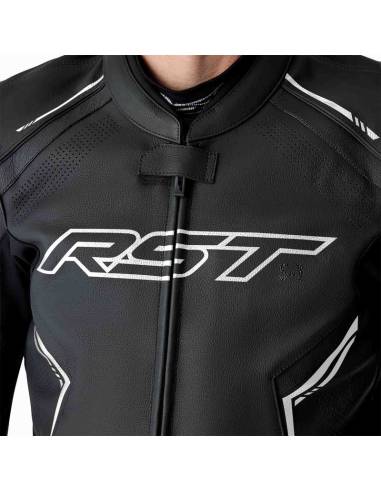 Chaqueta Cuero RST S1 D30 Negro/Blanco