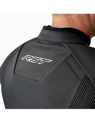 Chaqueta Cuero RST S1 D30 Negro/Blanco